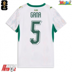 Senegal Idrissa Gueye #5 Primera Equipación Mujer Mundial 2026 Manga Corta